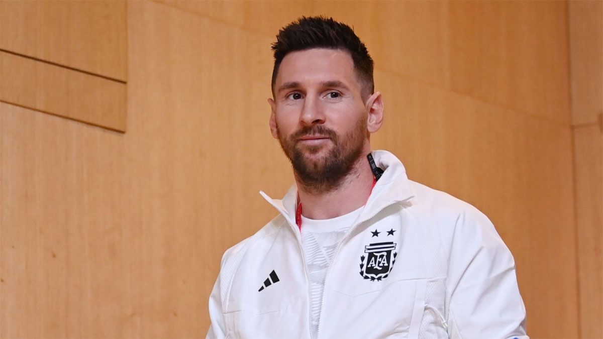 Lionel Messi se robó todas las miradas en la conferencia previa al partido Argentina vs. Arabia Saudita, por el Mundial Qatar 2022.