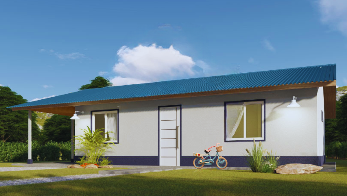 Cómo es la casa prefabricada de 3 habitaciones que se vende a 7.100 dólares