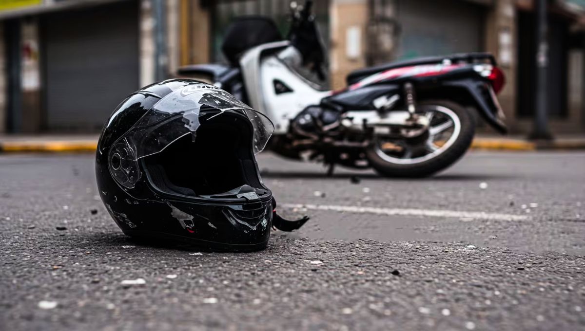 A partir de un accidente de moto