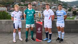 Los capitanes de Estados Unidos, Irlanda, Inglaterra y Los Pumitas.