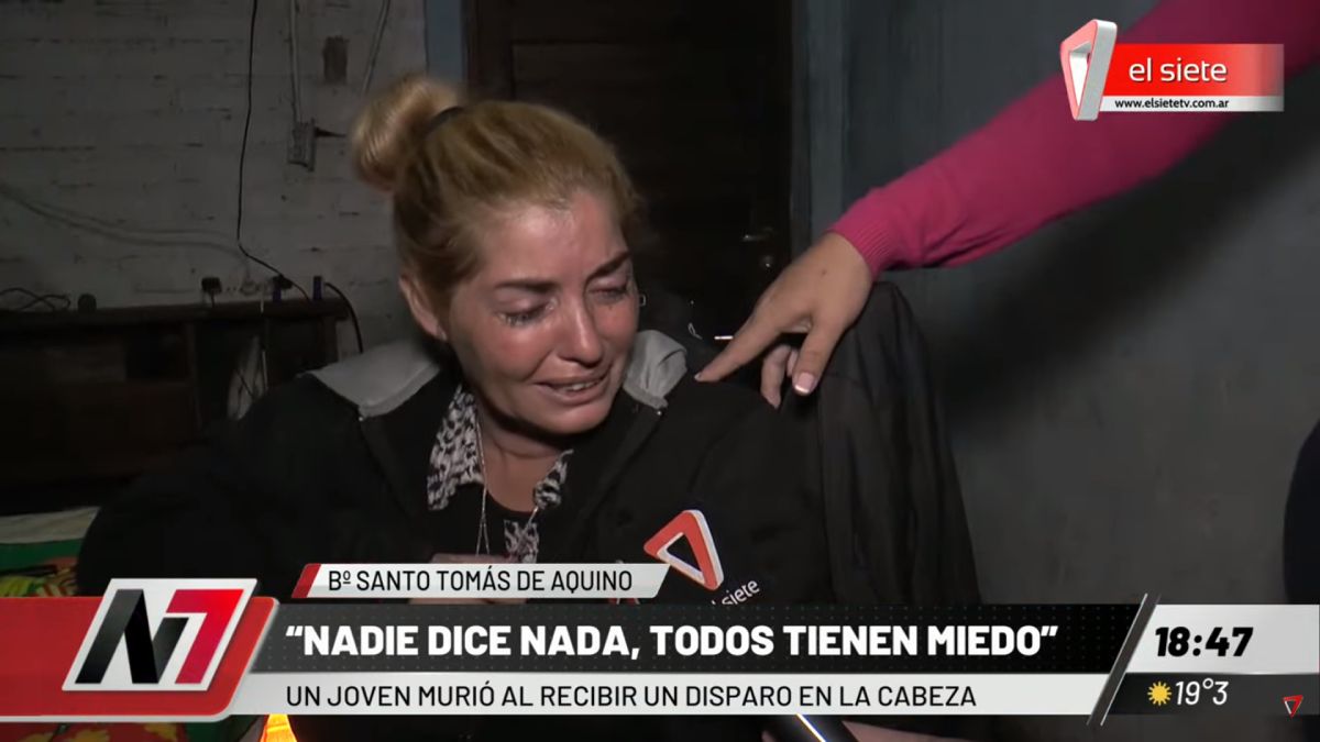 Natalia, la mamá de Genaro, señaló al móvil de El Siete que hay gente que sabe qué pasó con la muerte de su hijo, pero callan por miedo.