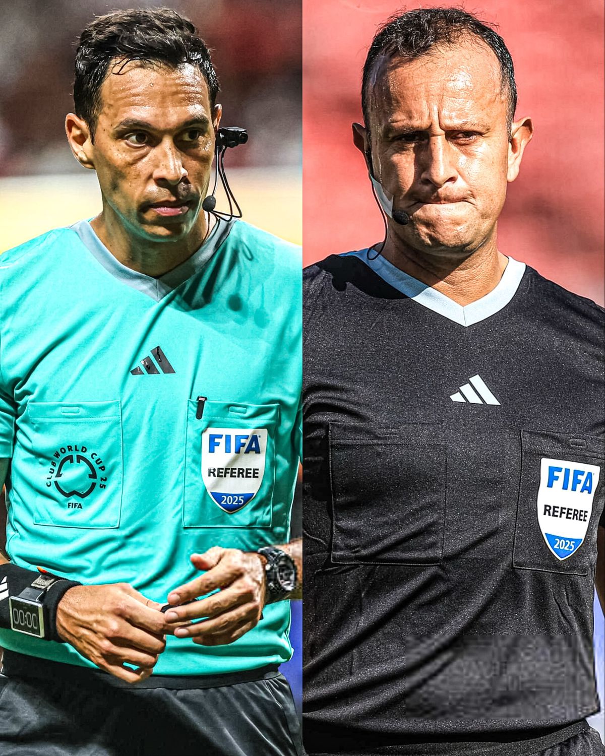 Los dos &aacute;rbitros argentinos que est&aacute;n en carrera.