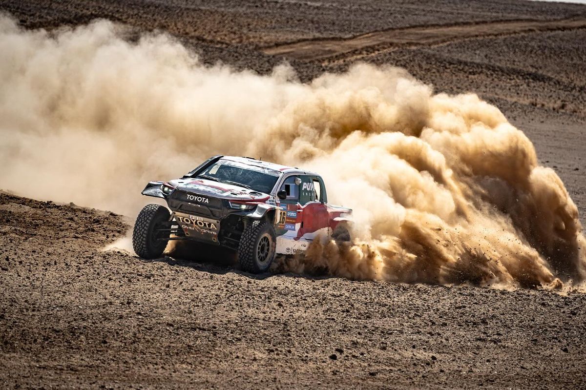 Juan Cruz Yacopini está 7mo. en el Dakar.