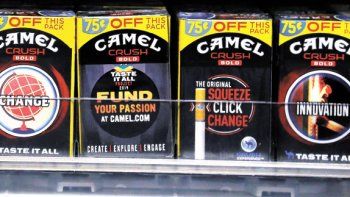 Pulgar abajo para 4 tipos de cigarrillos en EE.UU