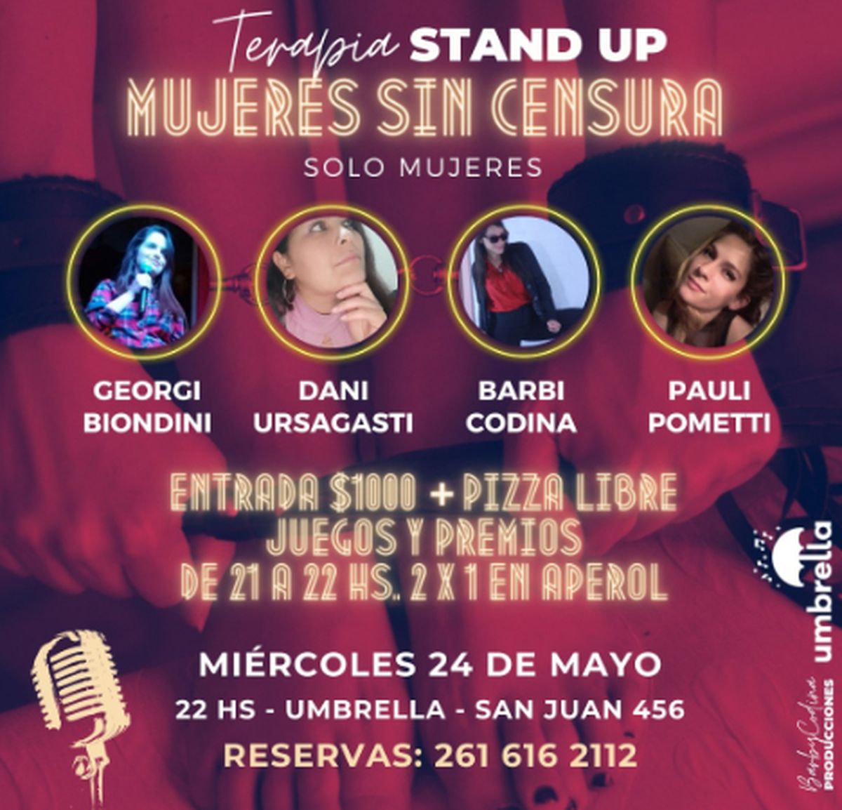 Terapia stand up: mujeres sin censura