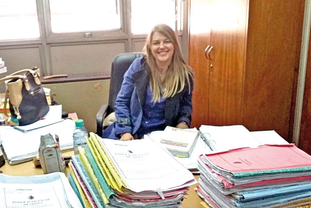 Marinés Babuggia, jueza y reina de la Vendimia en los ´90.
