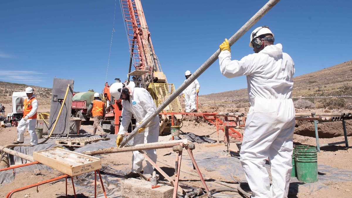 El yacimiento de Hierro Indio superó la fase exploratoria