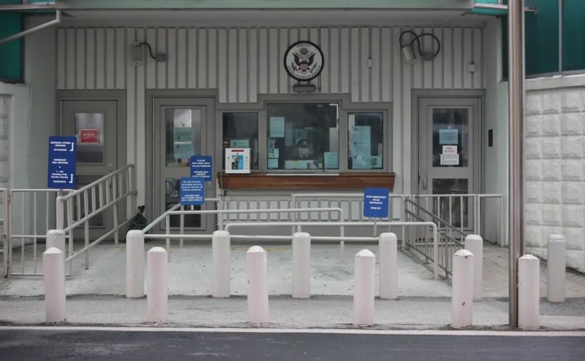 Sección de visas en una de las embajadas de Estados Unidos (Archivo) Donald Trump canceló más de 80.000 visas en 2025. Crédito: EFE/Yonhap.