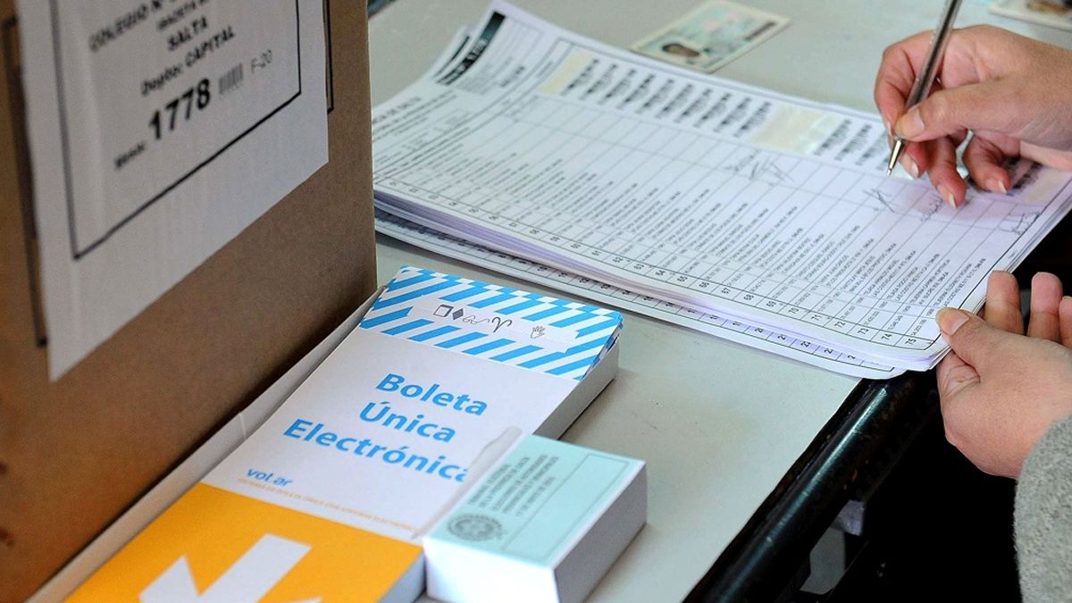 En las elecciones de Salta se utilizó el voto electrónico.