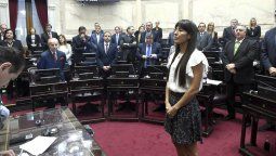 Pamela Verasay asumió como vicepresidenta primera del Senado