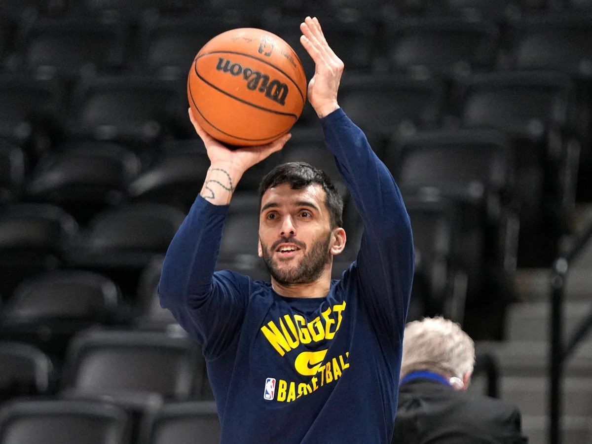 Facundo Campazzo firmó la planilla pero no jugó para los Denver Nuggets