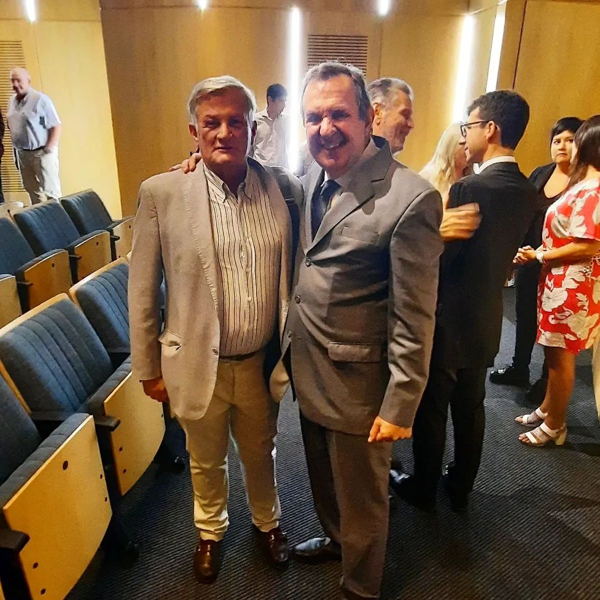 Richard Aguiriano hace un tiempo compartió esta foto en sus redes, junto a quien describió como Richard Aguiriano hace un tiempo compartió esta foto en sus redes, junto a quien describió como