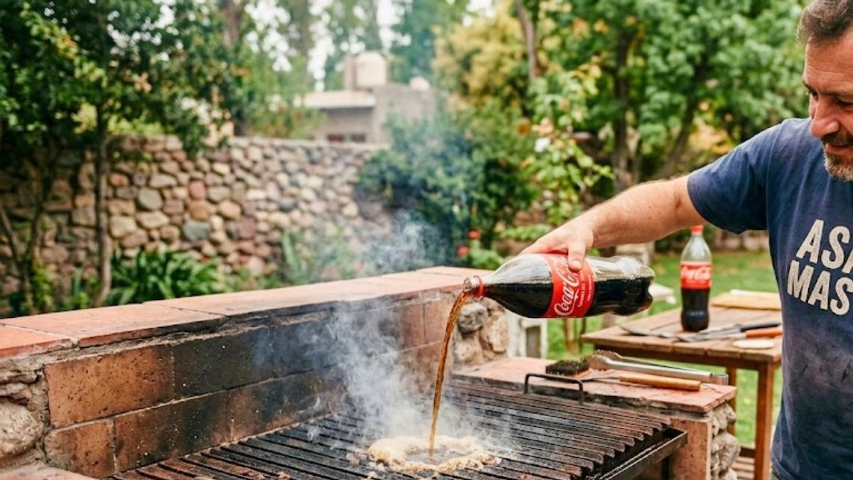 Mojar la parrilla con Coca Cola: en qué momento hacerlo y para qué sirve el truco