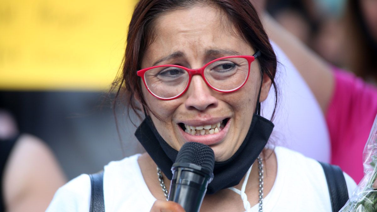 Lorena Alfaro, mam&aacute; de la infortunada Evangelina Quiroga, realiz&oacute; varias marchas tras el hecho.
