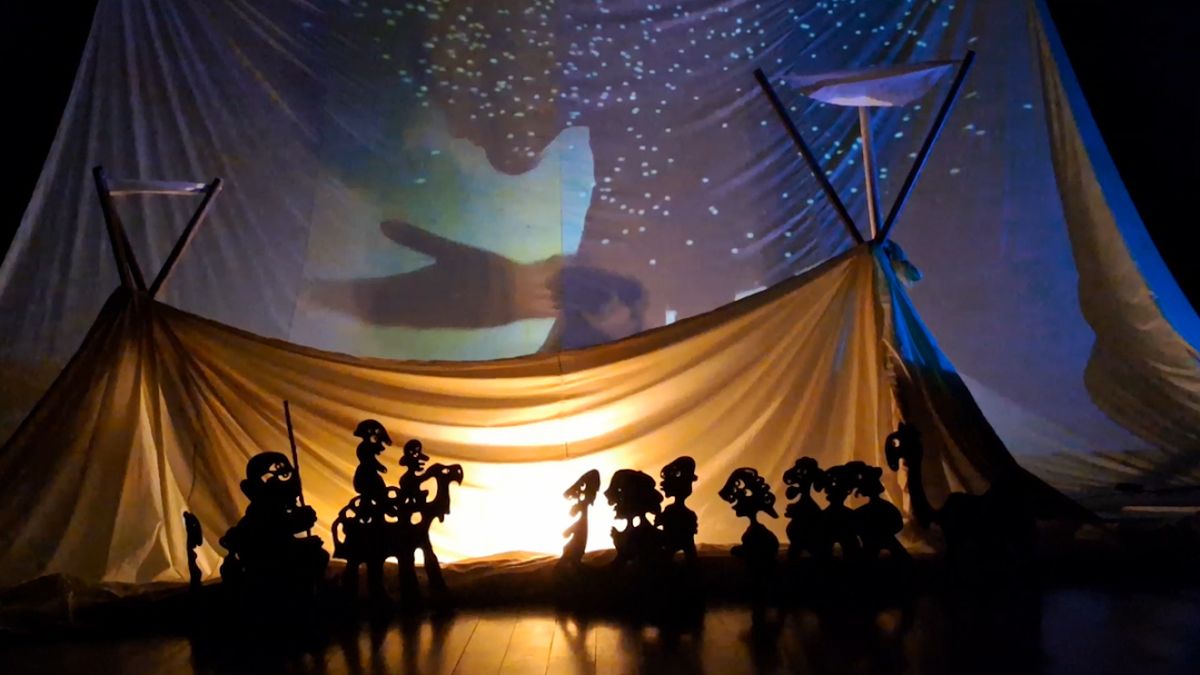 Teatro de sombras en el Le Parc y para las escuelas.