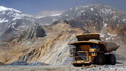 Cerro amarrillo, uno de los proyectos mineros de explotación de cobre de Malargüe. Según Jimena Latorre, el Ejecutivo tiene determinado un polígono de 30 pórfidos de cobre en este departamento.