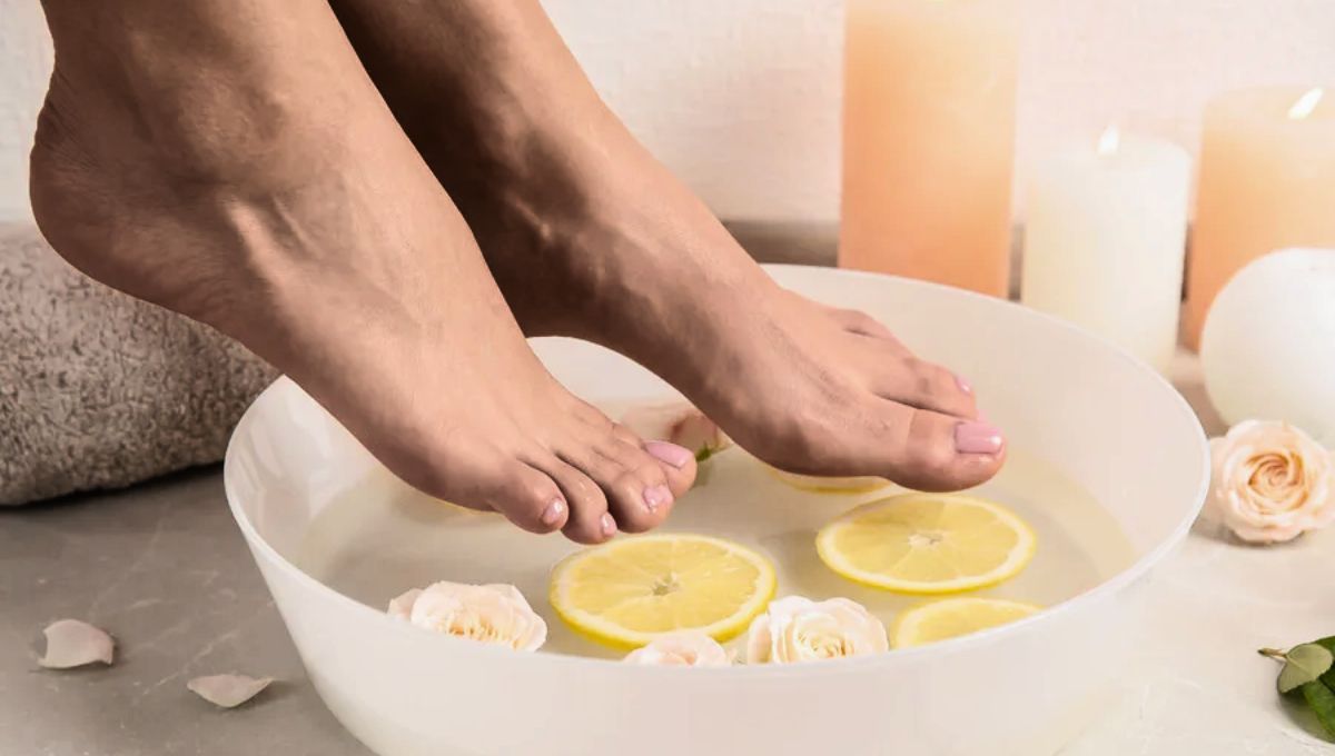 Lavarse los pies con jugo de limón puede darte grandes beneficios
