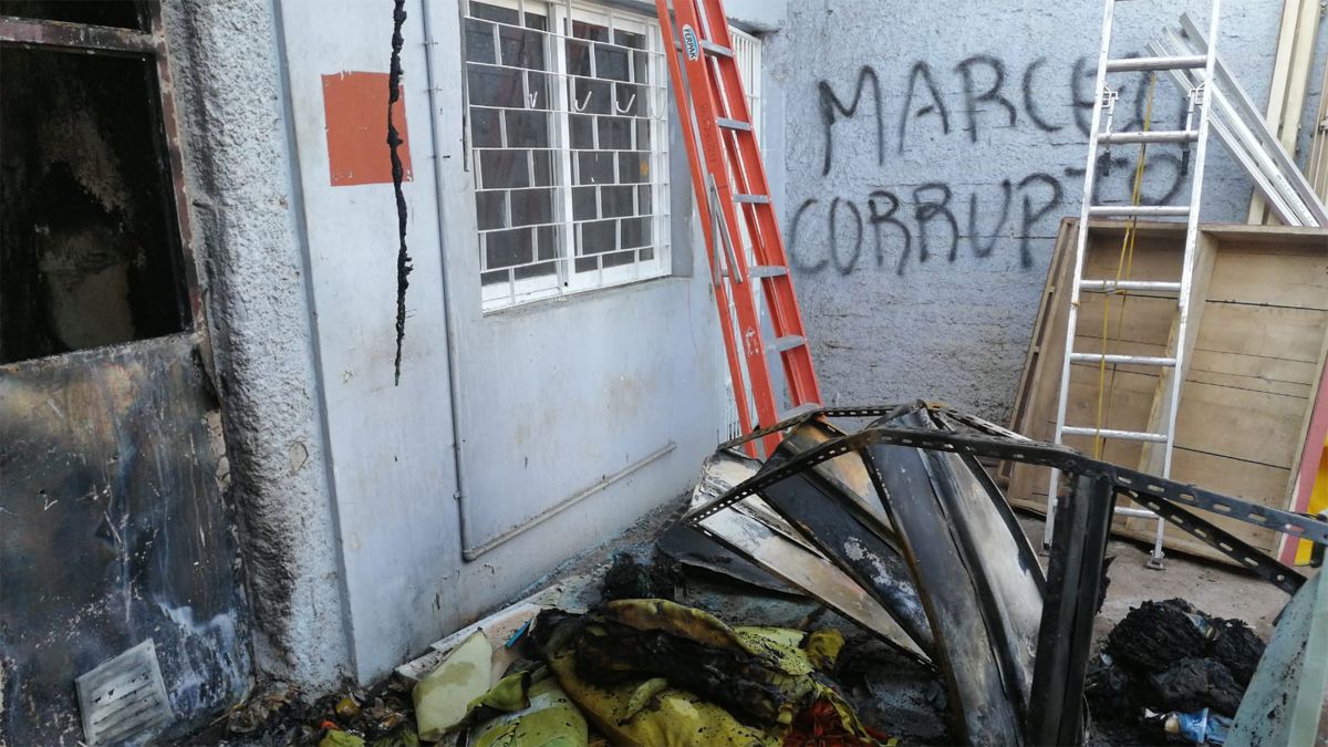 Incendiaron un depósito de Guaymallén y para el intendente 