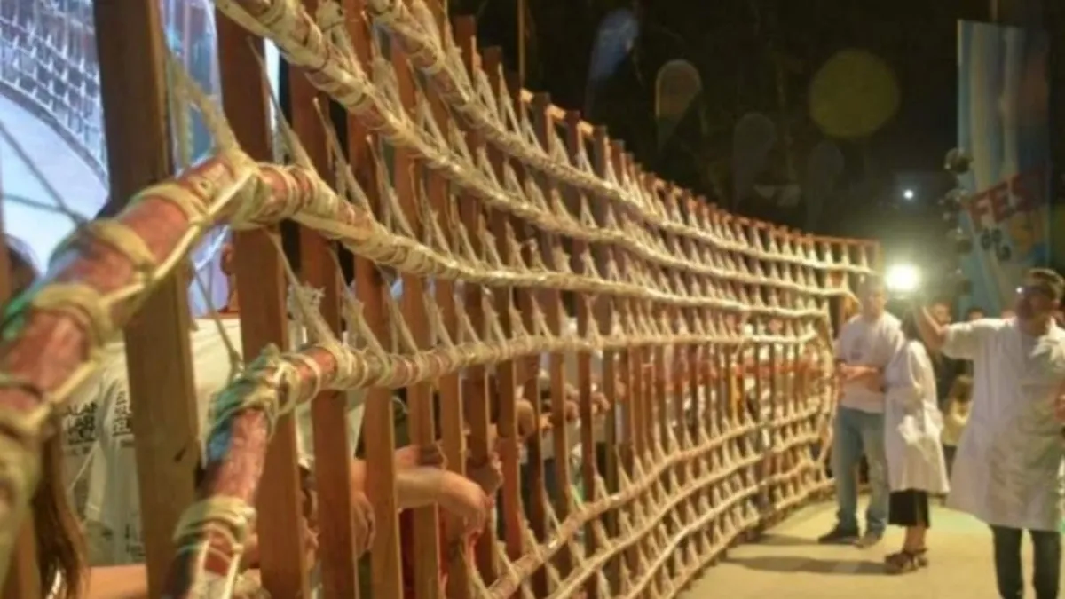 Récord. El salame más grande del mundo lo hicieron en Tandil.