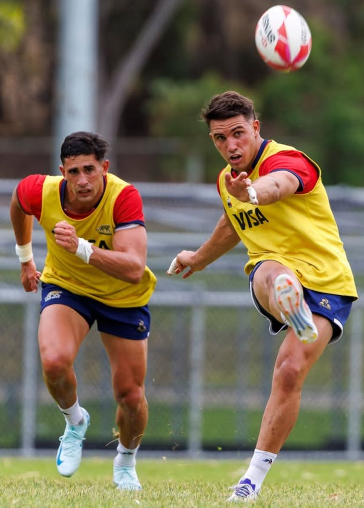 Vera Feld y Pueyrred&oacute;n son dos de Los Pumas 7s en Perth.