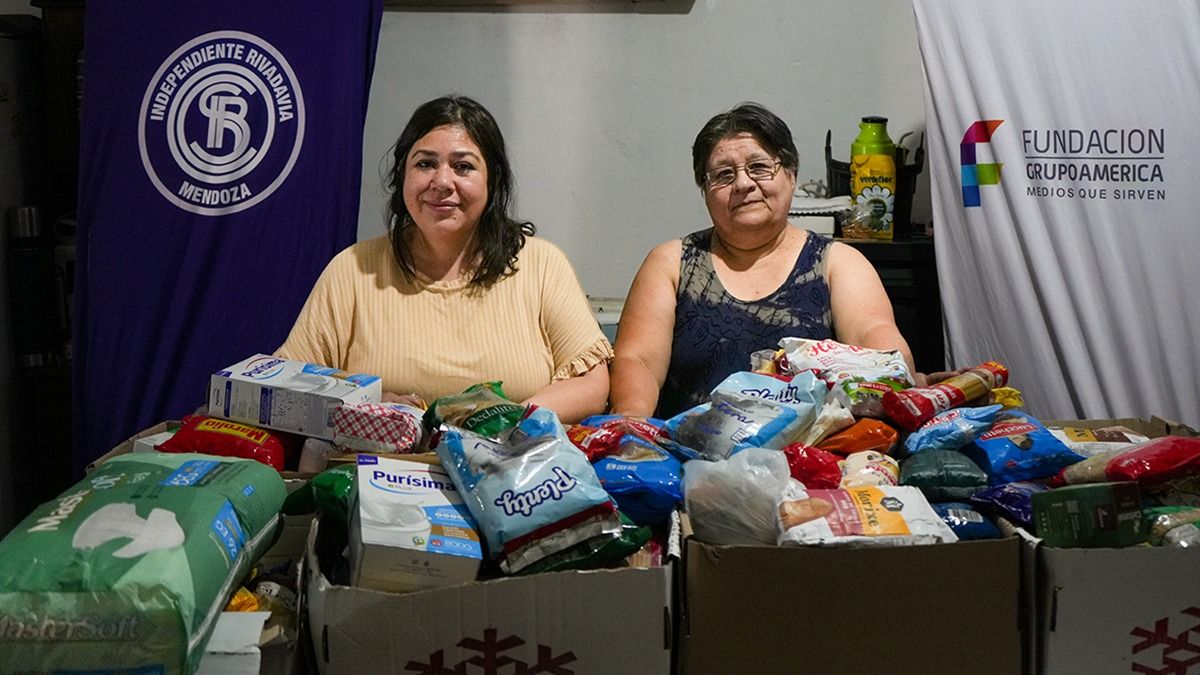 Independiente Rivadavia y Fundación Grupo América juntos en la pasión solidaria