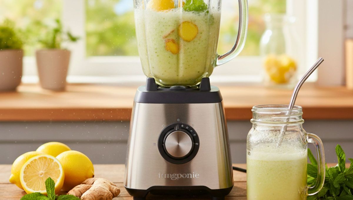 Licuar limón, jengibre y menta: qué beneficios tiene y para qué sirve