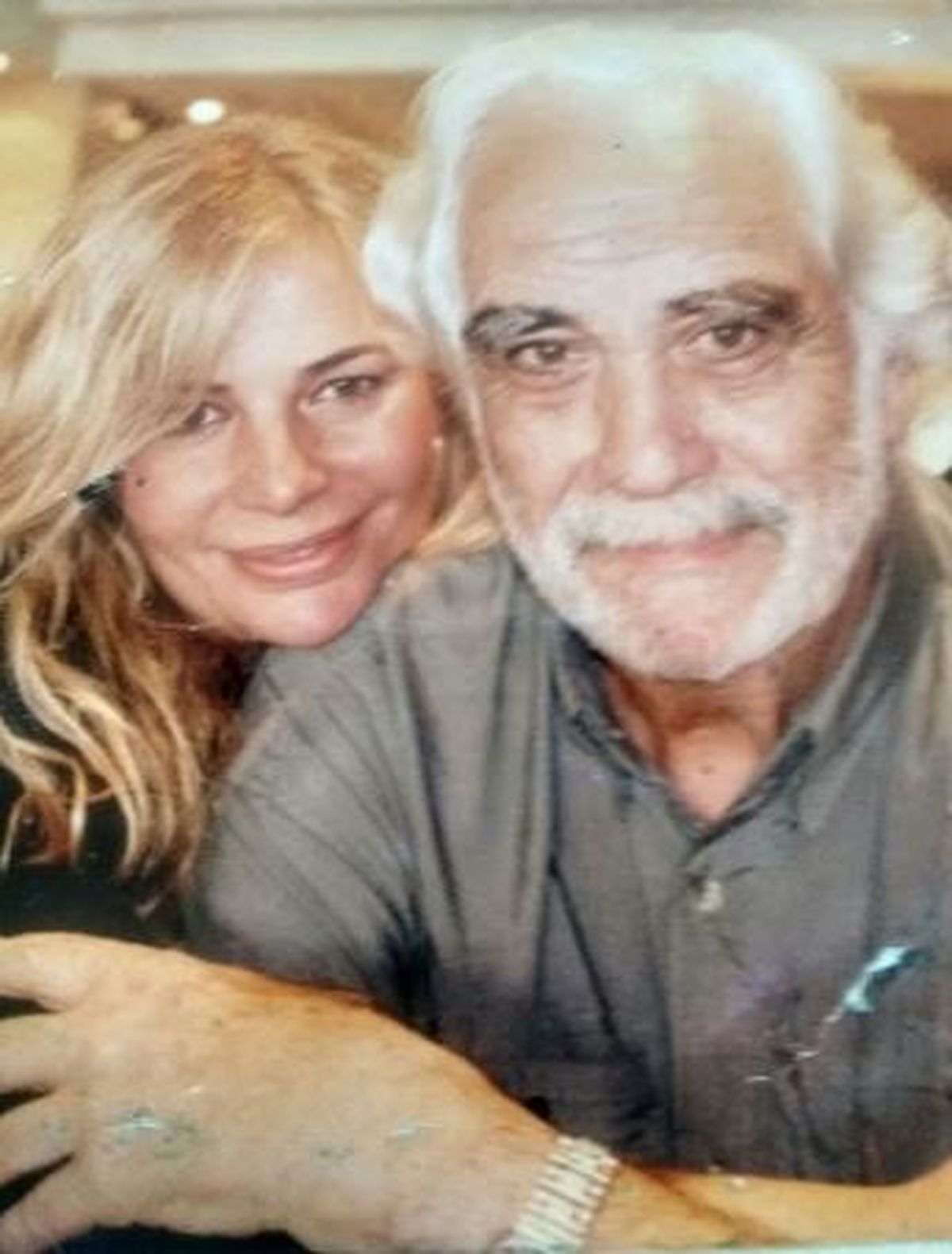 Familia de artistas: Mercedes Alonso con su pap&aacute; Carlos.