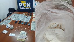 La Policía secuestro cocaína, marihuana, dólares, armas, entre otras cosas, a una banda narco.