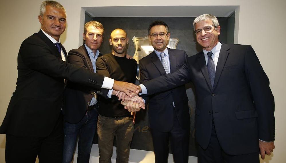 Mascherano renovó en Barcelona hasta el 2019