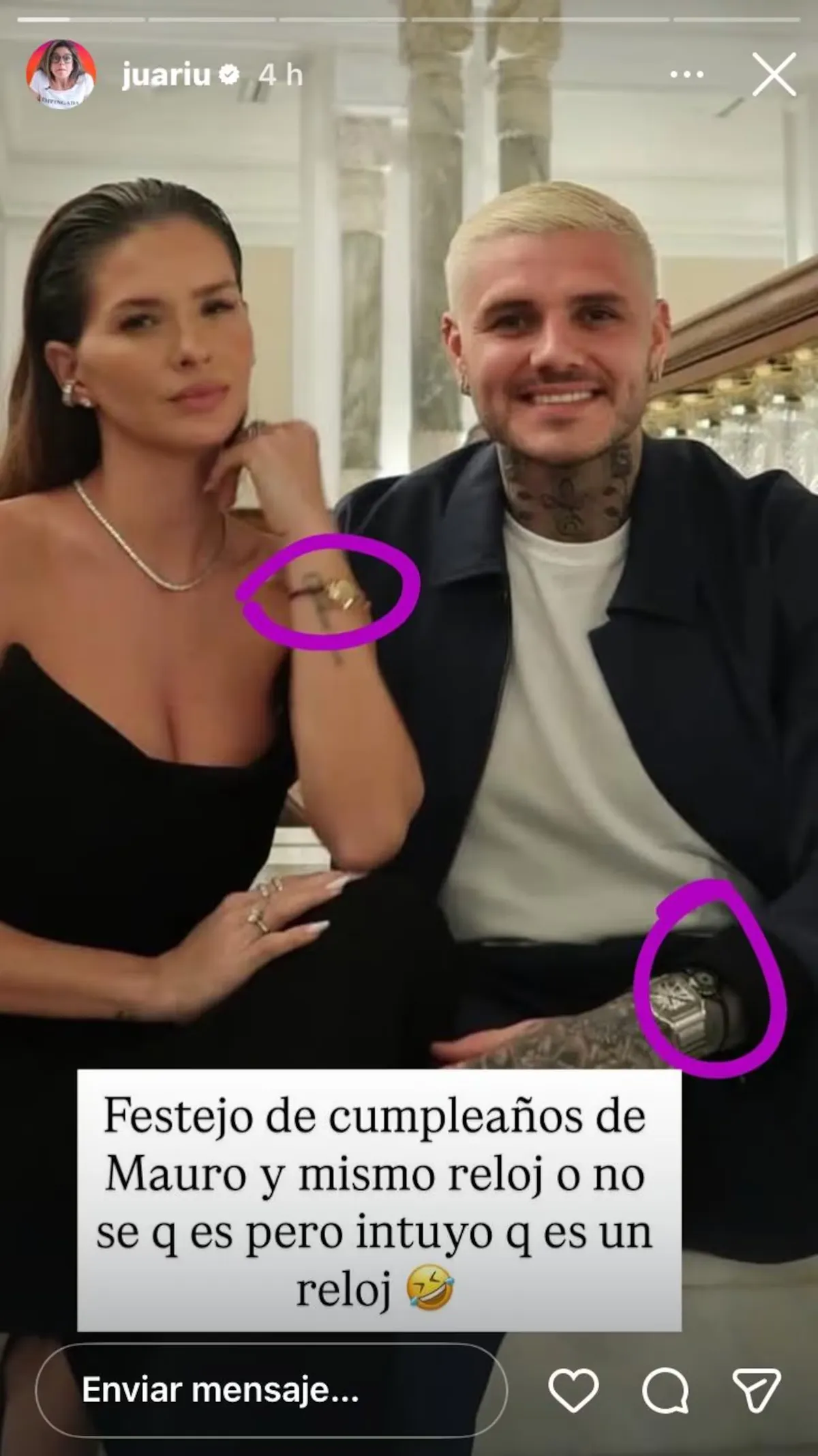El detalle de Mauro Icardi y la China Suárez en el cumpleaños del jugador que generó polémica. El detalle de Mauro Icardi y la China Suárez en el cumpleaños del jugador que generó polémica.