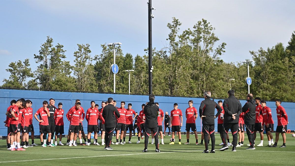 River ya se entrena en Estados Unidos.