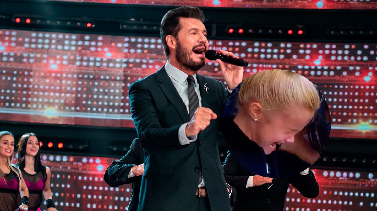 Tinelli hizo llorar a Matilda, la hija de Luciana Salazar