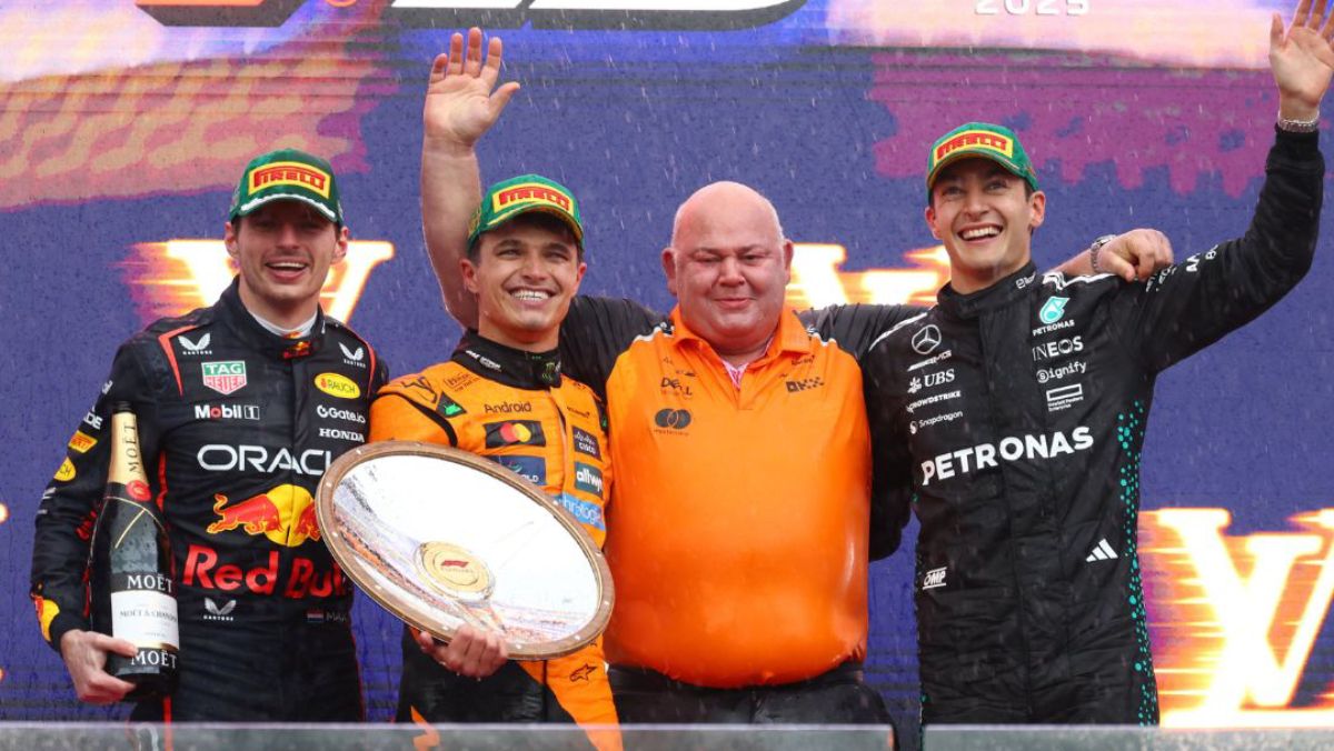 POdio del Gran Premio de Australia