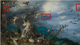 La pintura que investigaron los científicos.
