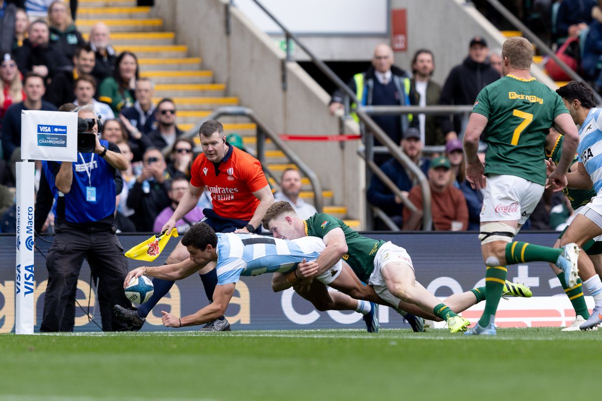 Delguy, de gran partido, hizo dos tries de Los Pumas ante los Springboks. Delguy, de gran partido, hizo dos tries de Los Pumas ante los Springboks.