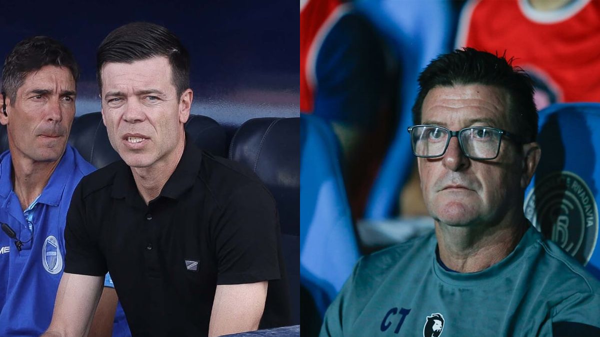 Esteban Solari y Alfredo Berti son los entrenadores de Godoy Cruz e Independiente Rivadavia, respectivamente.