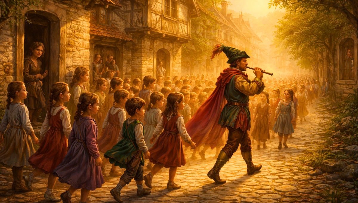 Cuenta la leyenda que un día un músico hizo desaparecer miles de niños tan solo tocando la flauta Cuenta la leyenda que un día un músico hizo desaparecer miles de niños tan solo tocando la flauta
