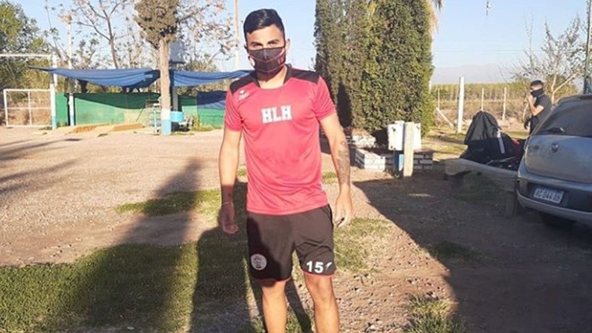 El defensor del Globo Juan Marital. Foto: gentileza prensa Huracán Las Heras.