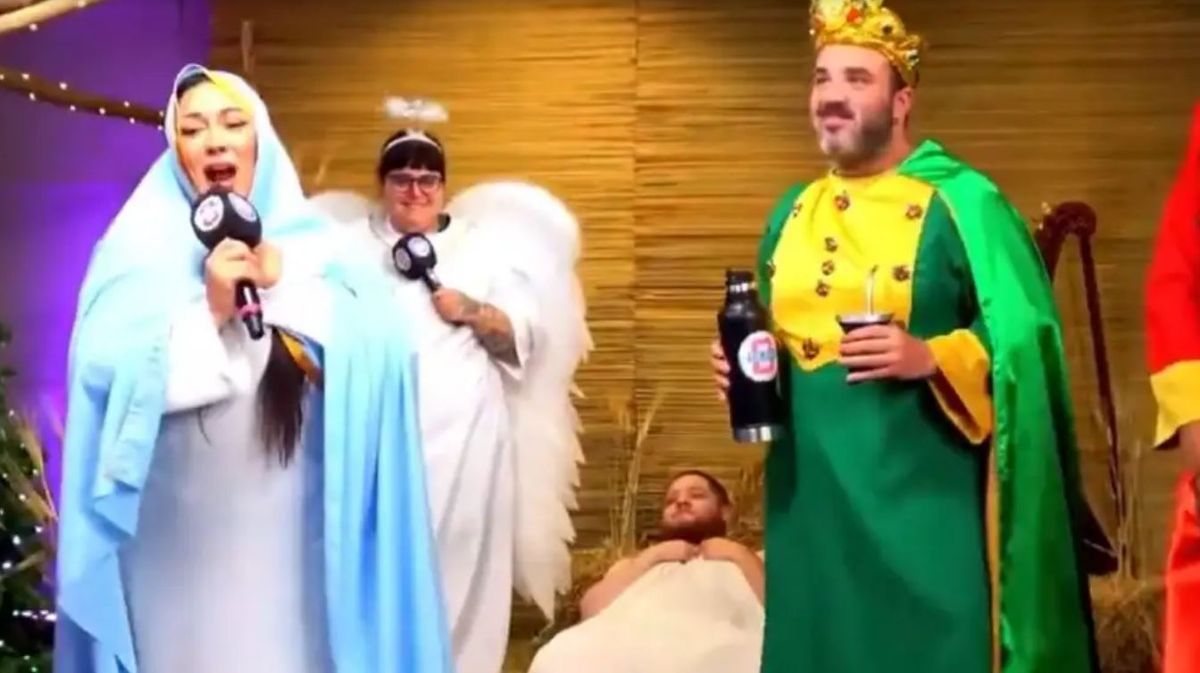 Ofensivo y repudiable. El canal de streaming Olga se mofó de la fe católica parodiando de muy mal gusto a Jesús en un pesebre viviente. Ofensivo y repudiable. El canal de streaming Olga se mofó de la fe católica parodiando de muy mal gusto a Jesús en un pesebre viviente. 