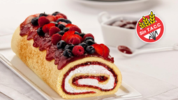Prepara un delicioso arrollado de frutos rojos sin TACC en simples pasos.