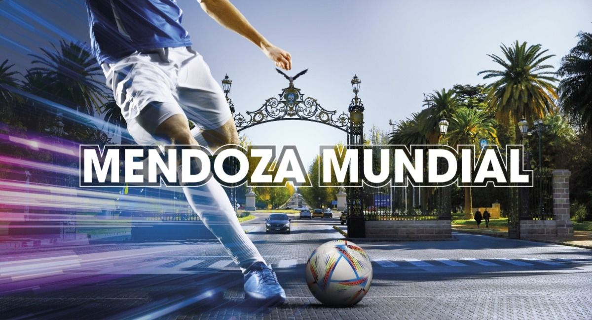 Parte de la cartelería oficial que diseñó Mendoza de cara al Mundial de Fútbol Sub 20.