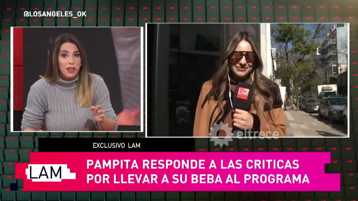 Pampita llevó a su hija a Showmatch y le dijeron de todo.