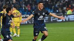 iván Villalba tuvo su bautismo con el gol ante Boca, en el Malvinas Argentinas.