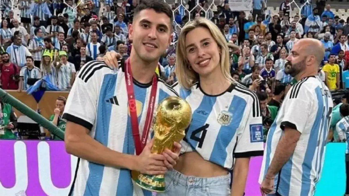 Exequiel Palacios y Yésica Frías.