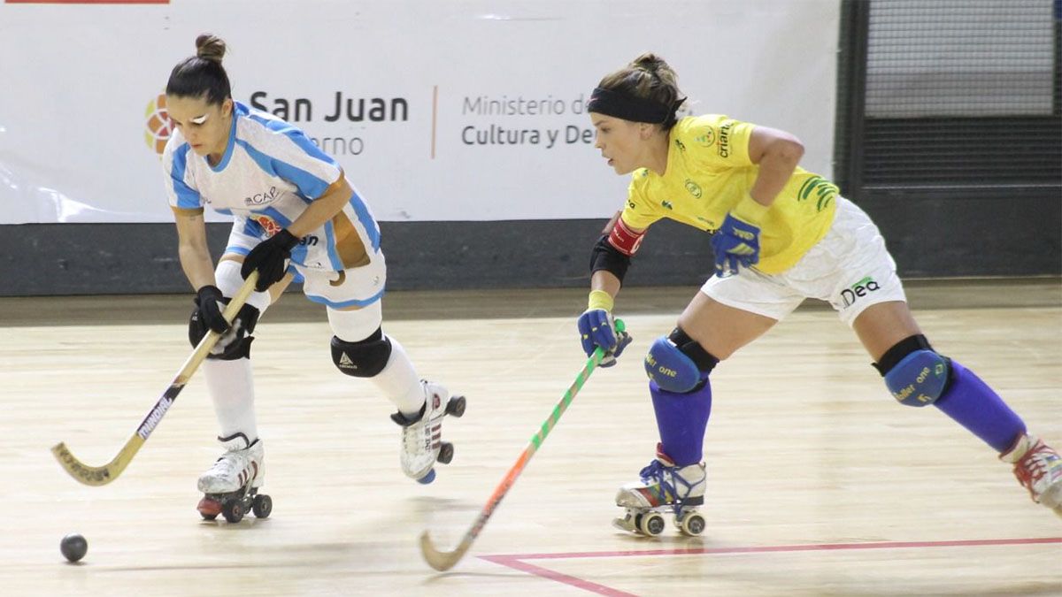 Las chicas de la Selecci&oacute;n argentina apabullaron a Brasil en el debut en el Panamericano de hockey sobre patines.