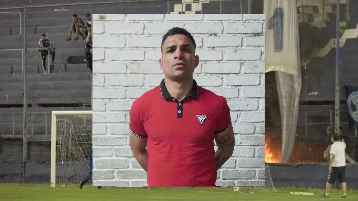 Cristian Rivero, el barrabrava de Independiente Rivadavia.