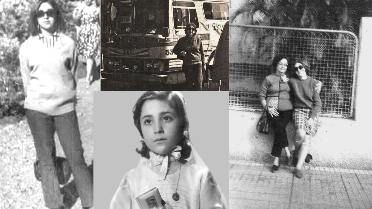 Distintos momentos en la vida de Lila, de joven, en su viaje de egresados, y cuando hizo la comunión a los 8 años. Distintos momentos en la vida de Lila, de joven, en su viaje de egresados, y cuando hizo la comunión a los 8 años.