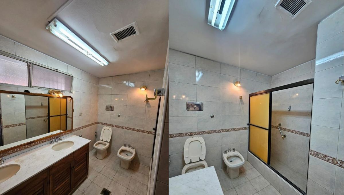 Esta casa del barrio Bombal, en Mendoza, posee tres baños Esta casa del barrio Bombal, en Mendoza, posee tres baños