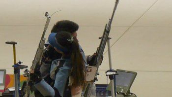 Argentina, oro en equipo mixto 10 metros de aire comprimido