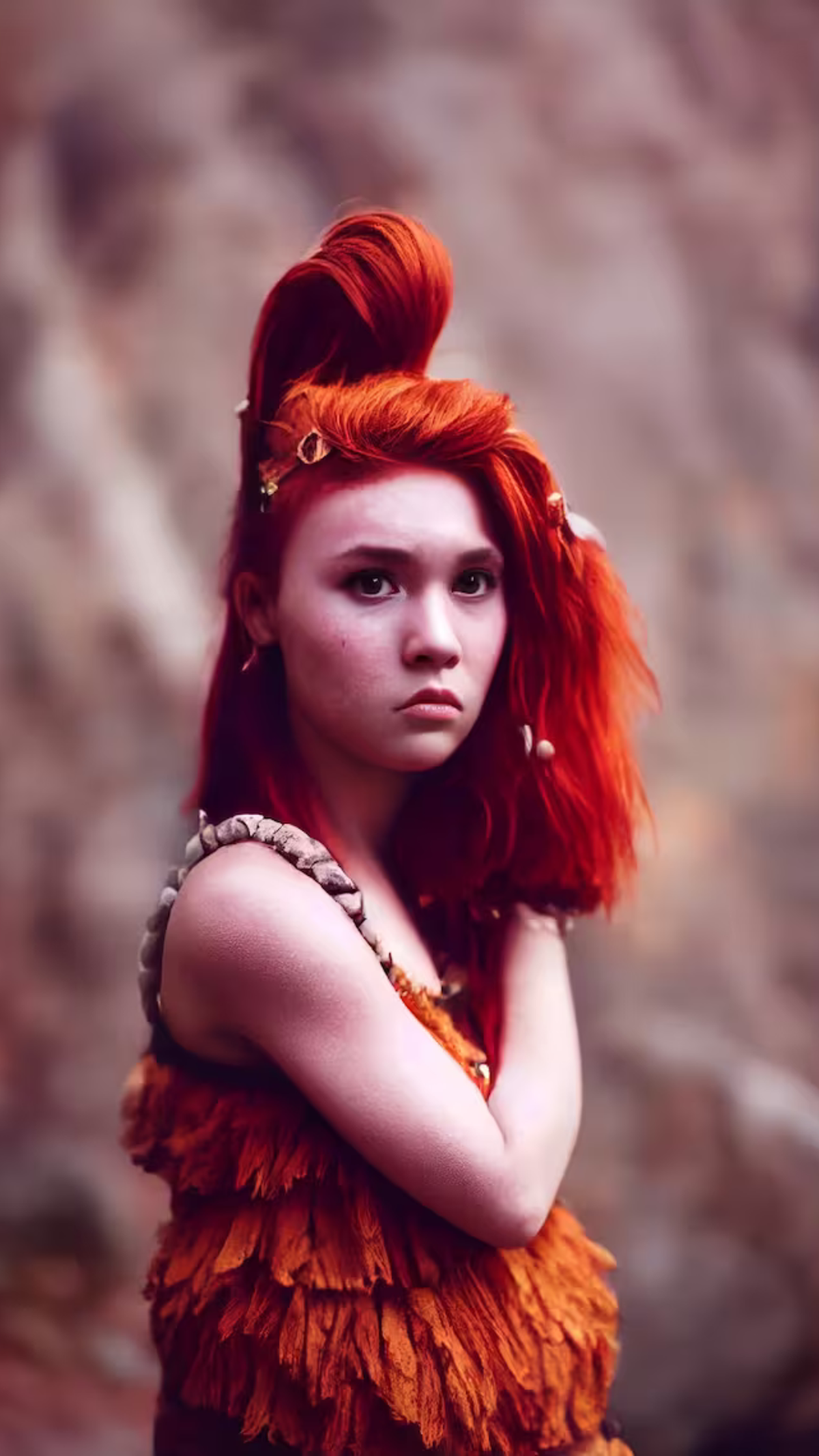 Pebbles Picapiedra en la vida real, según la Inteligencia Artificial. Pebbles Picapiedra en la vida real, según la Inteligencia Artificial.